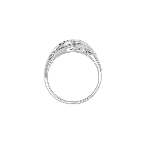 Gold Ring with Zircons