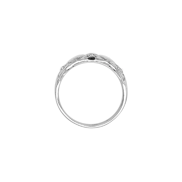 Gold Ring with Zircons