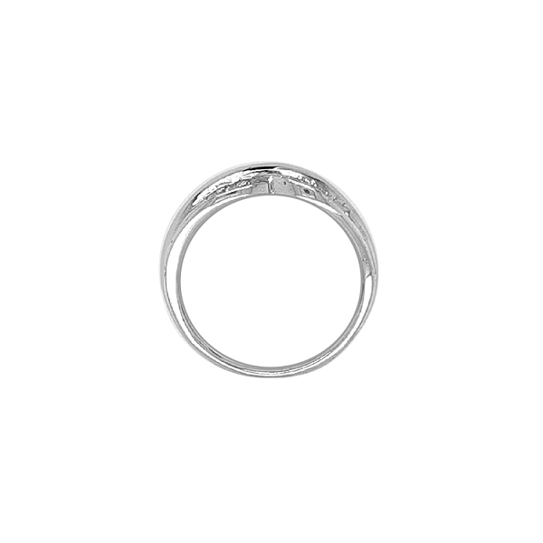 Gold Ring with Zircons