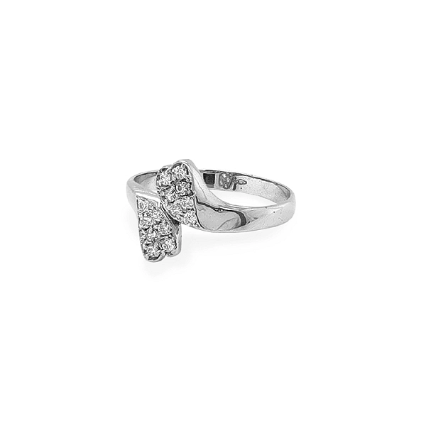 Gold Ring with Zircons