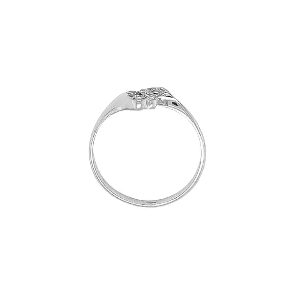 Gold Ring with Zircons