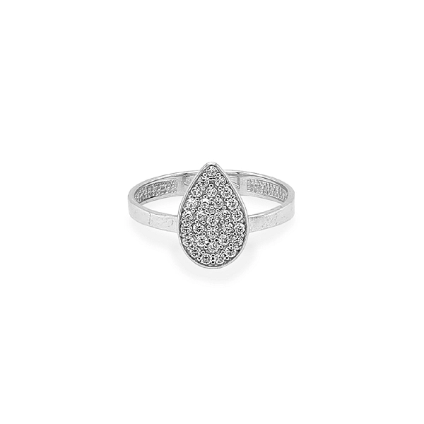 Gold Ring with Zircons