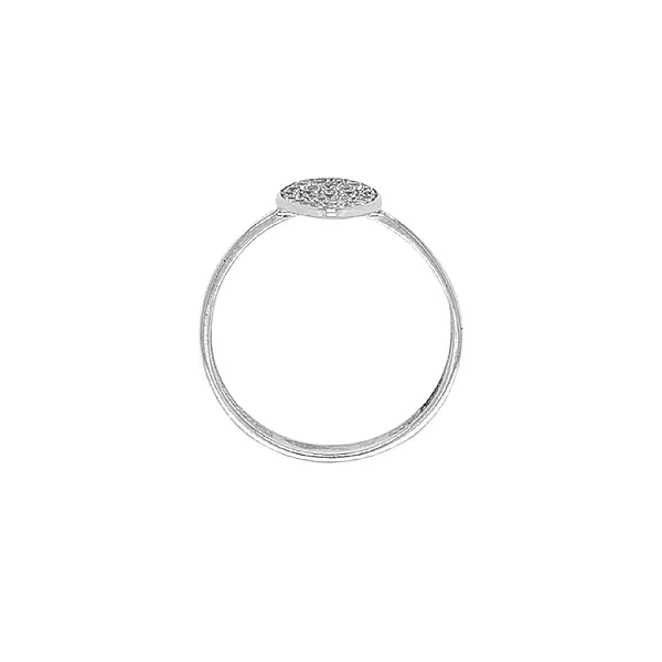 Gold Ring with Zircons