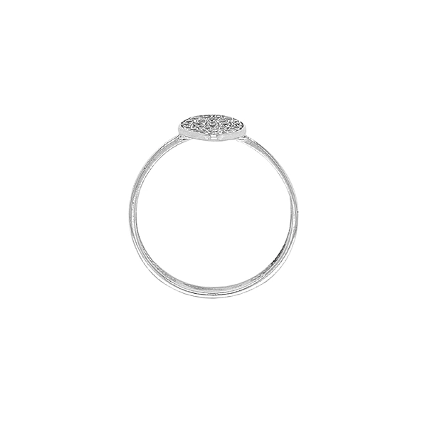 Gold Ring with Zircons