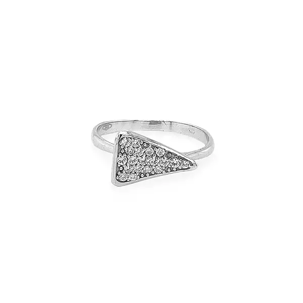 Gold Ring with Zircons