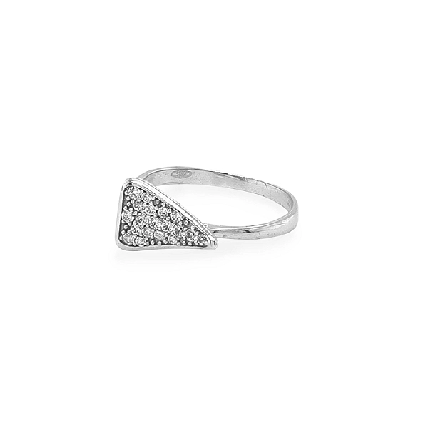 Gold Ring with Zircons