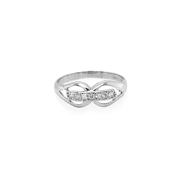 Gold Ring with Zircons
