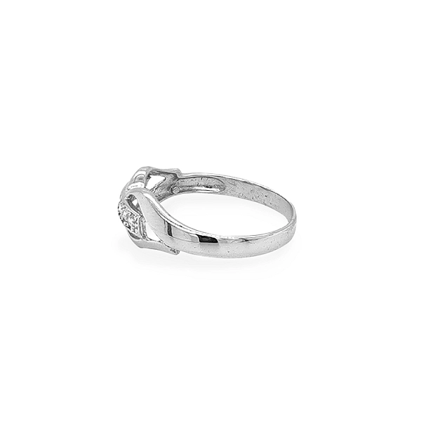Gold Ring with Zircons