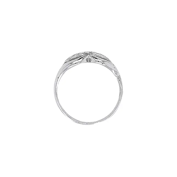 Gold Ring with Zircons