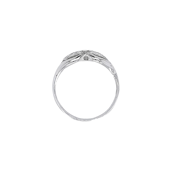 Gold Ring with Zircons