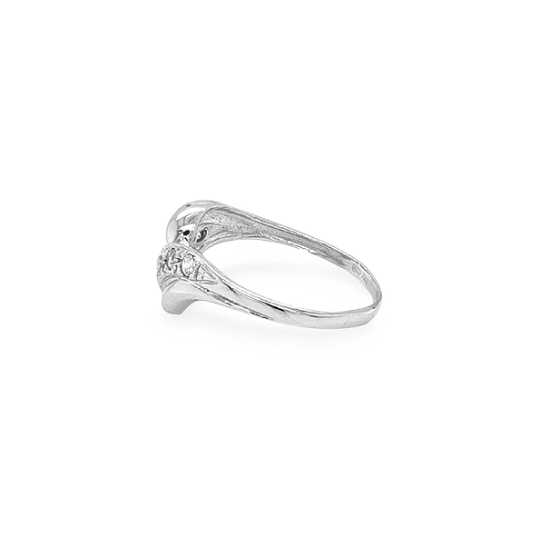 Gold Ring with Zircons