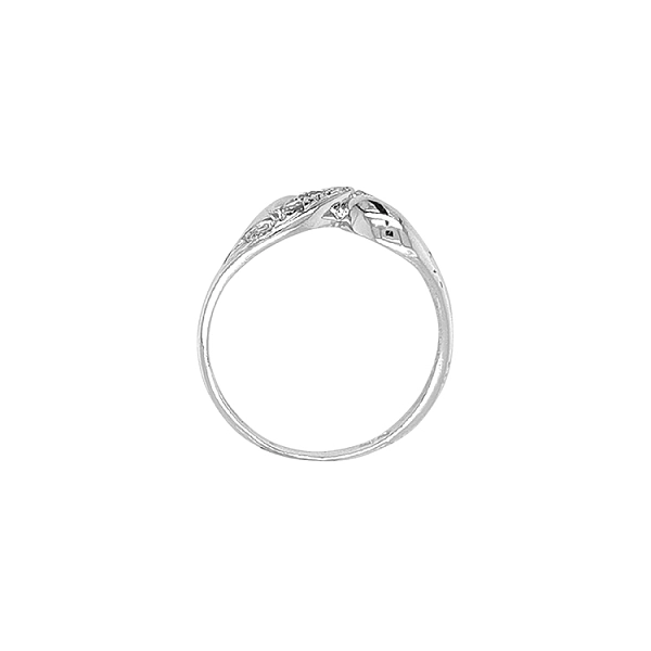 Gold Ring with Zircons