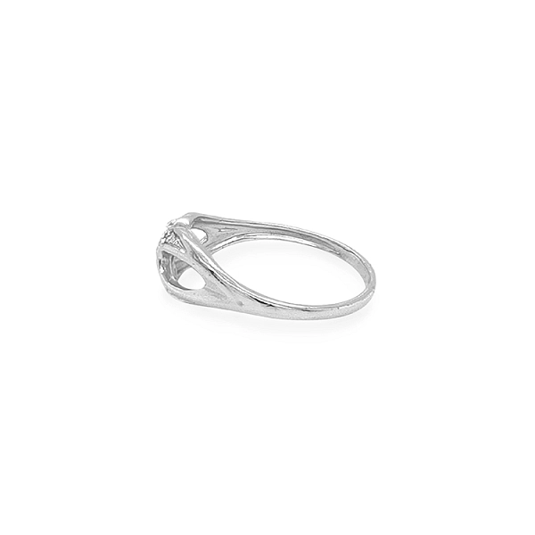 Gold Ring with Zircons