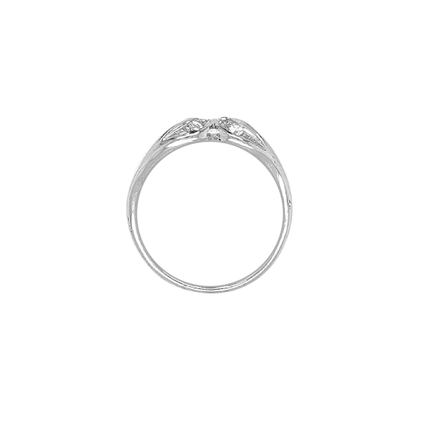 Gold Ring with Zircons