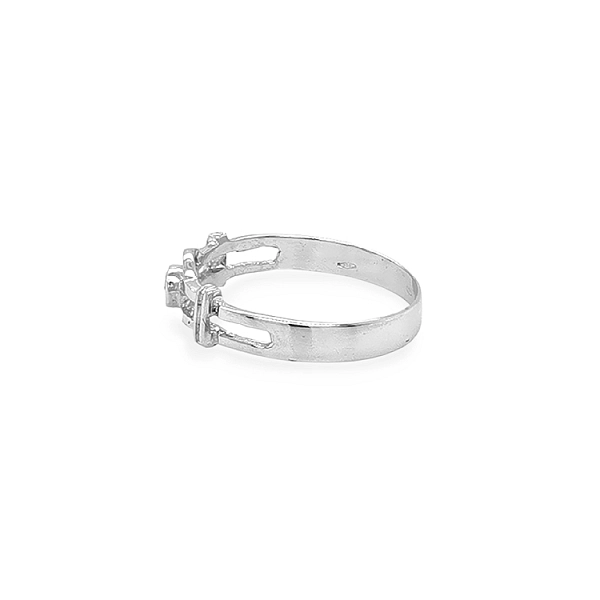 Gold Ring with Zircon