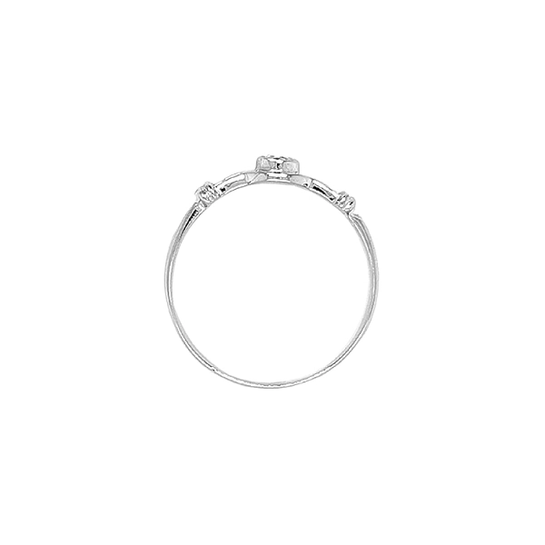 Gold Ring with Zircon