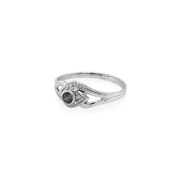 Gold Ring with Black Stone