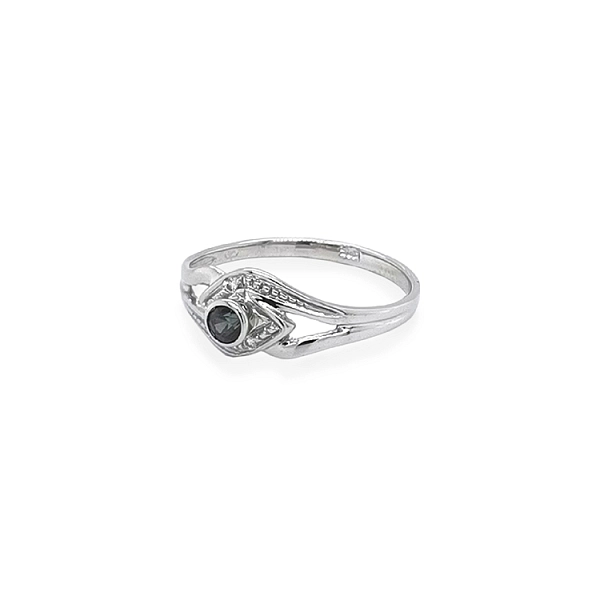 Gold Ring with Black Stone