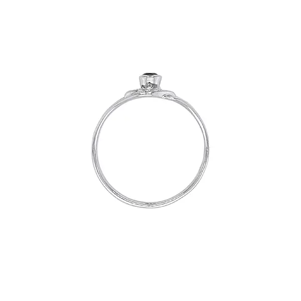 Gold Ring with Black Stone