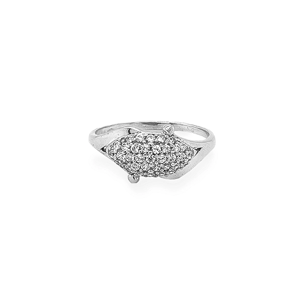 Gold Ring with Zircons