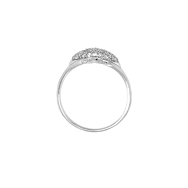 Gold Ring with Zircons