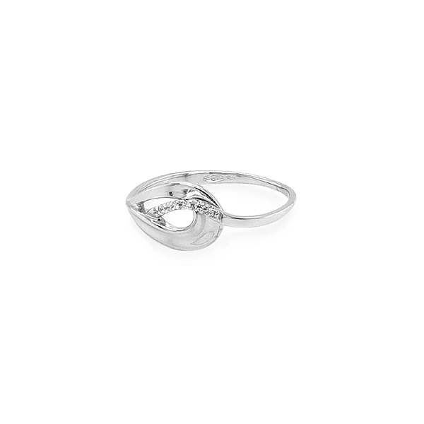 Gold Ring with Zircons