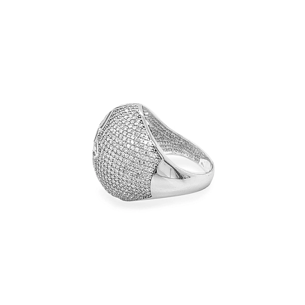 Gold Ring with Zircons