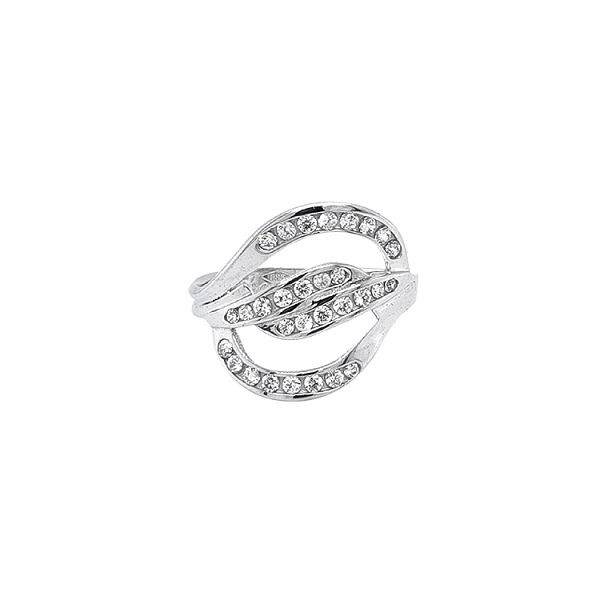 Gold Ring with Zircons