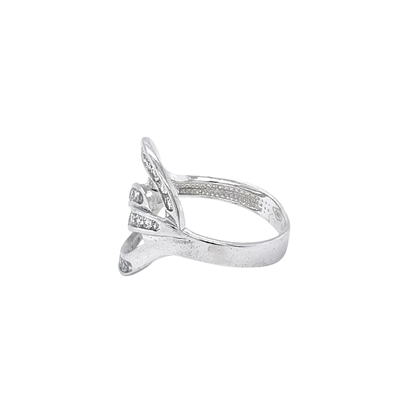 Gold Ring with Zircons