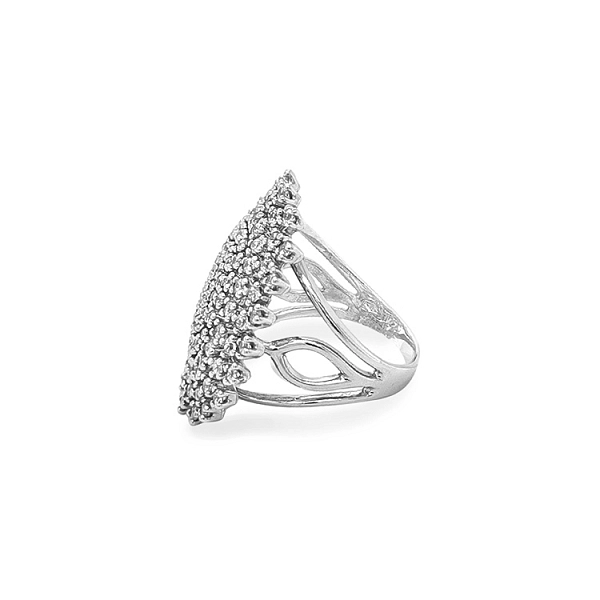 Gold Ring with Zircons