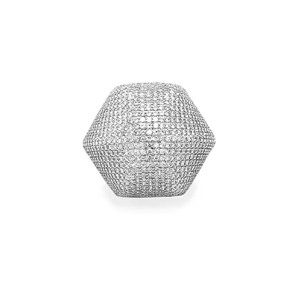 Gold Ring with Zircons