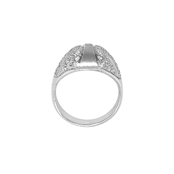 Gold Ring with Zircons