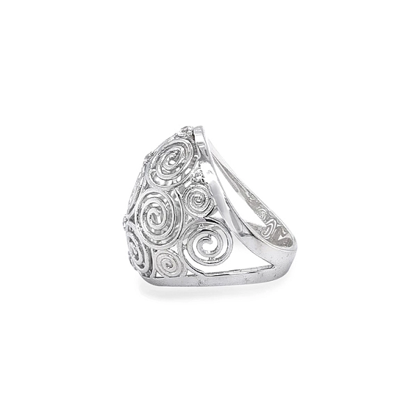 Gold Ring with Zircons