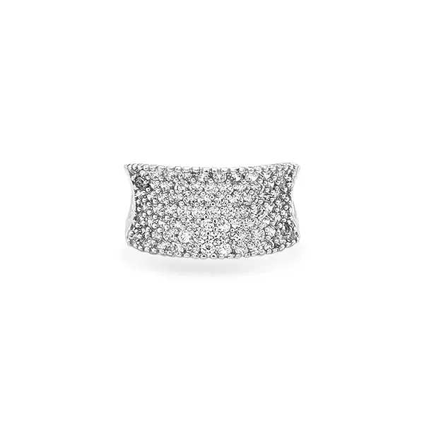 Gold Ring with Zircons