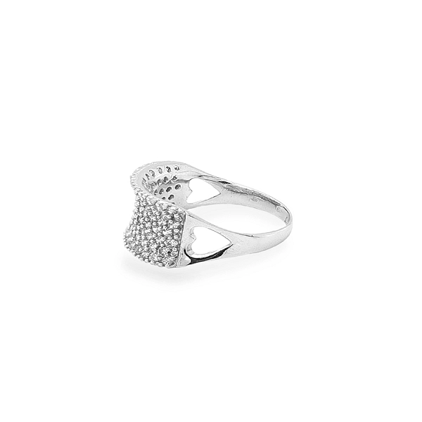 Gold Ring with Zircons
