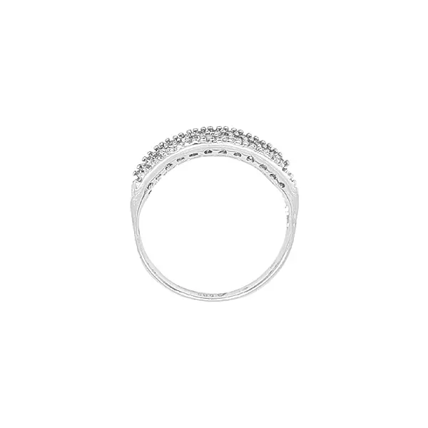 Gold Ring with Zircons