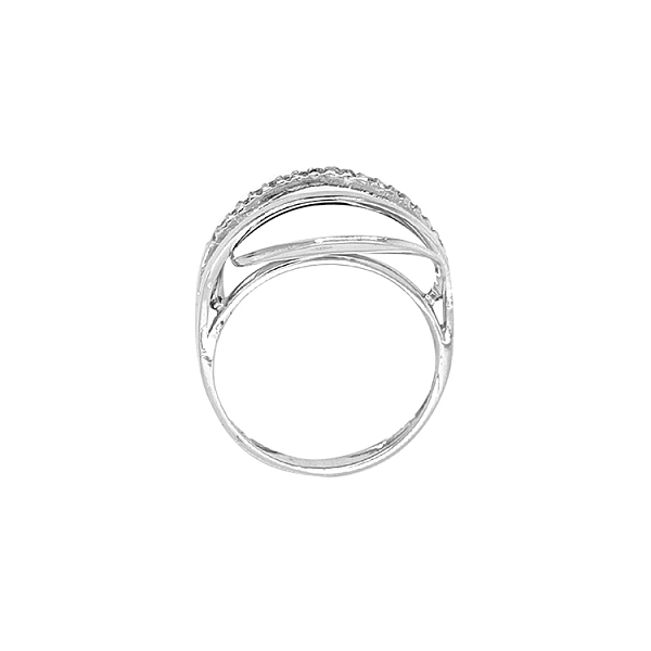 Gold Ring with Zircons