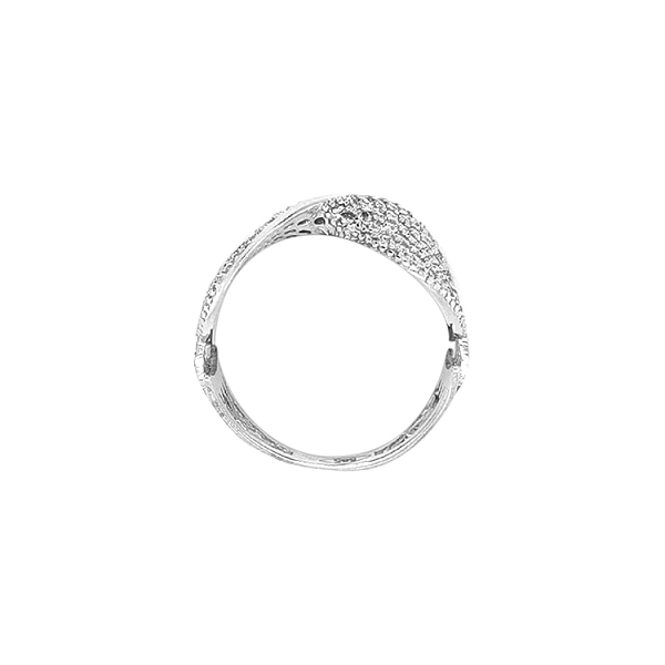 Gold Ring with Zircons