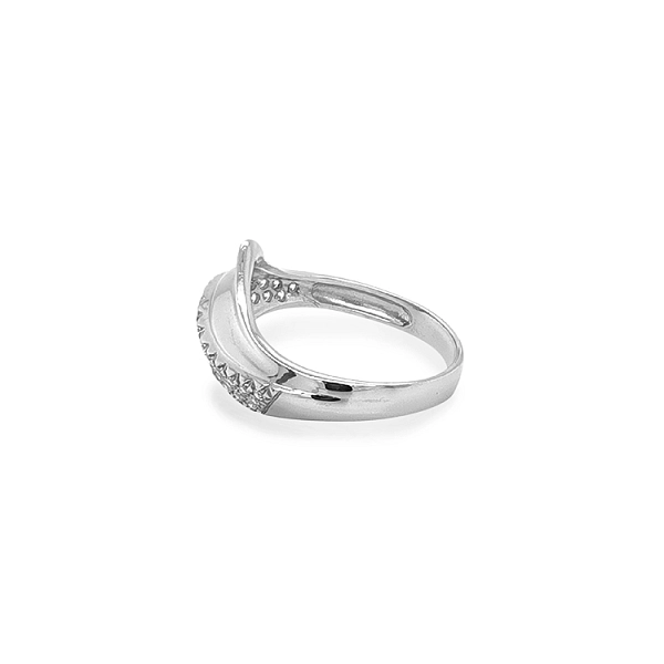 Gold Ring with Zircons