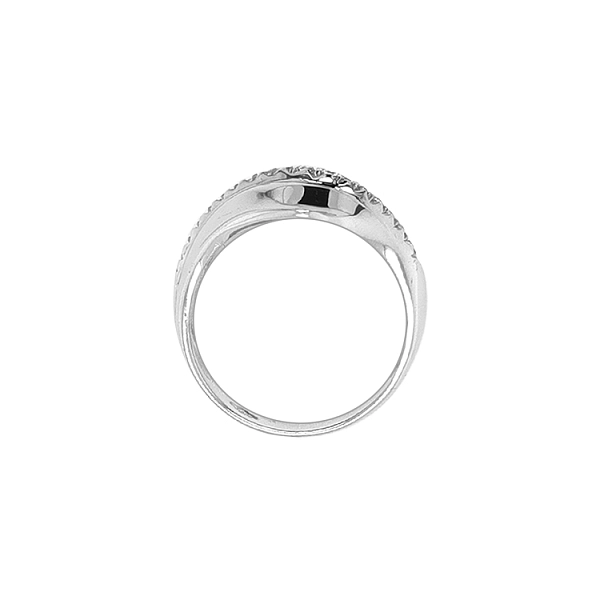 Gold Ring with Zircons