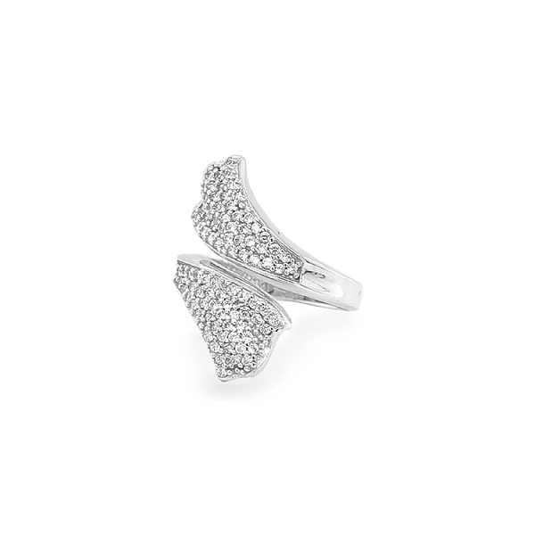 Gold Ring with Zircons
