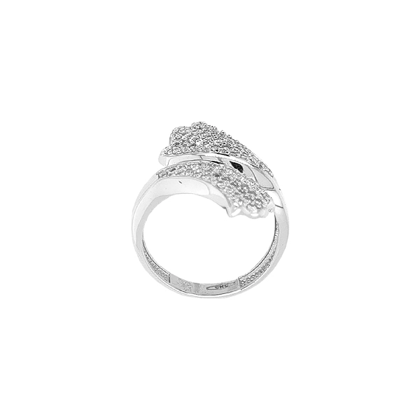 Gold Ring with Zircons