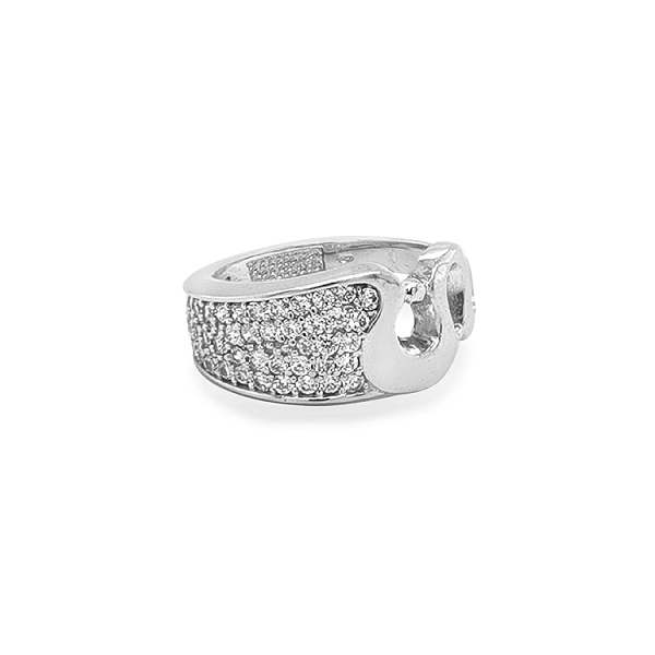 Gold Ring with Zircons