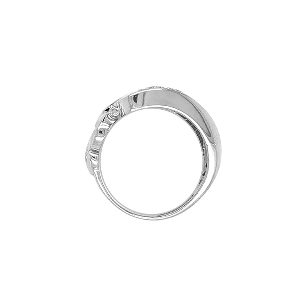 Gold Ring with Zircons