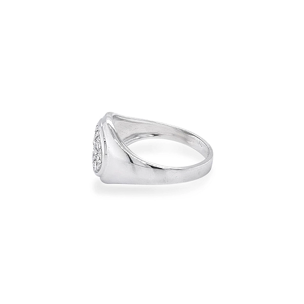Gold Ring with Zircons
