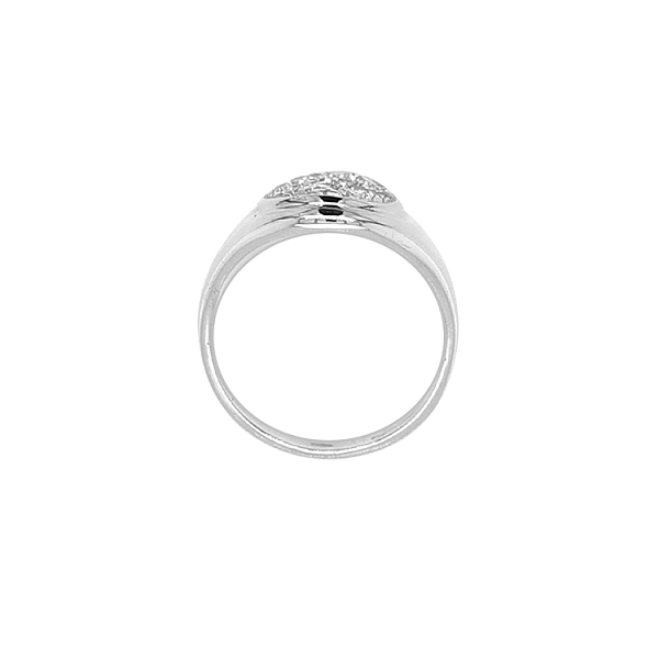 Gold Ring with Zircons