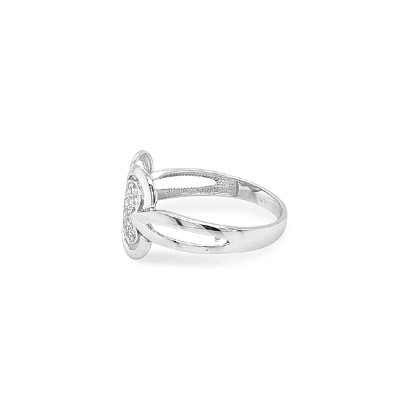 Gold Ring with Zircons