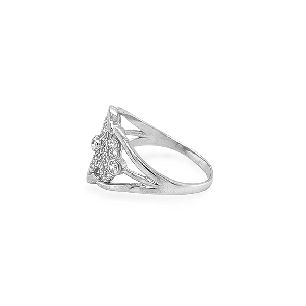 Gold Ring with Zircons
