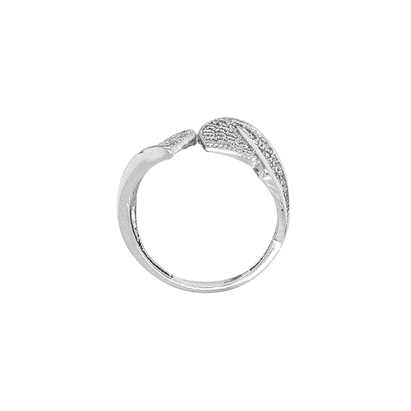 Gold Ring with Zircons