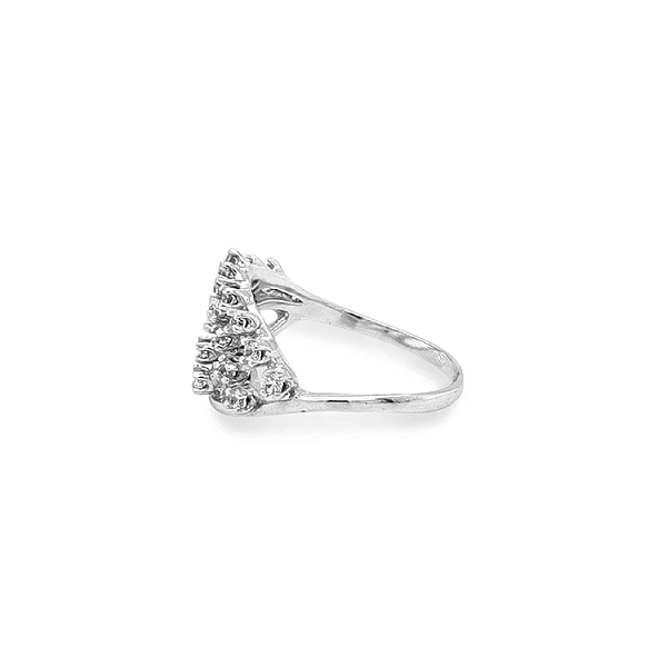 Gold Ring with Zircons